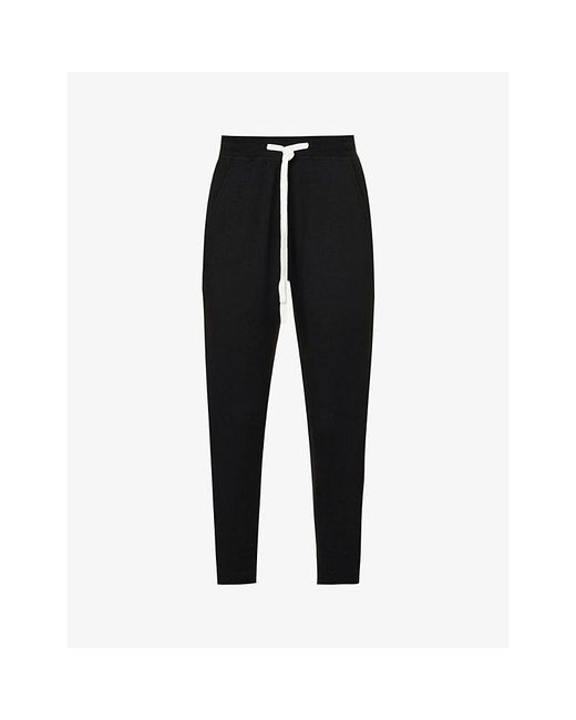 Splits59 Black Reena Tapered-Leg Stretch-Modal Jogging Bottoms