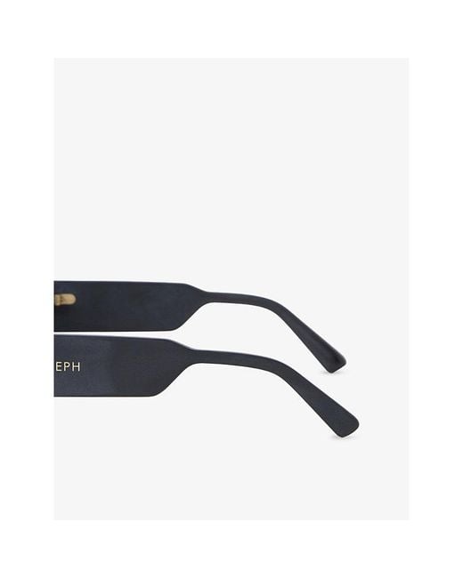Joseph Black Souk Cat-Eye Acetate Sunglasses
