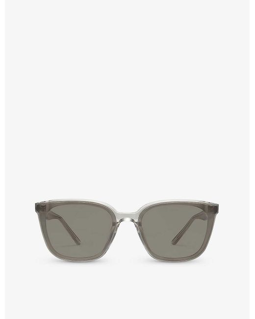 Gentle Monster Gray Pino Brc11 Square-frame Acetate Sunglasses