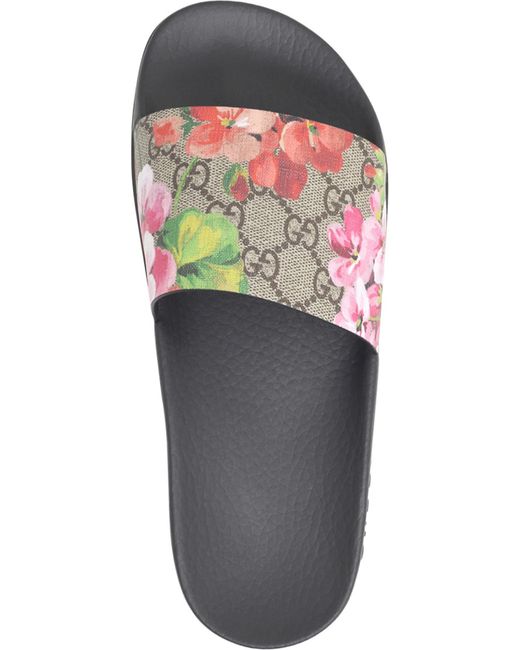 gg bloom gucci slides