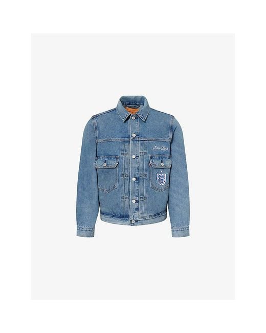 Levi's Blue Levi's X World Cup England Football Type Ii Denim Trucker Jacket for men