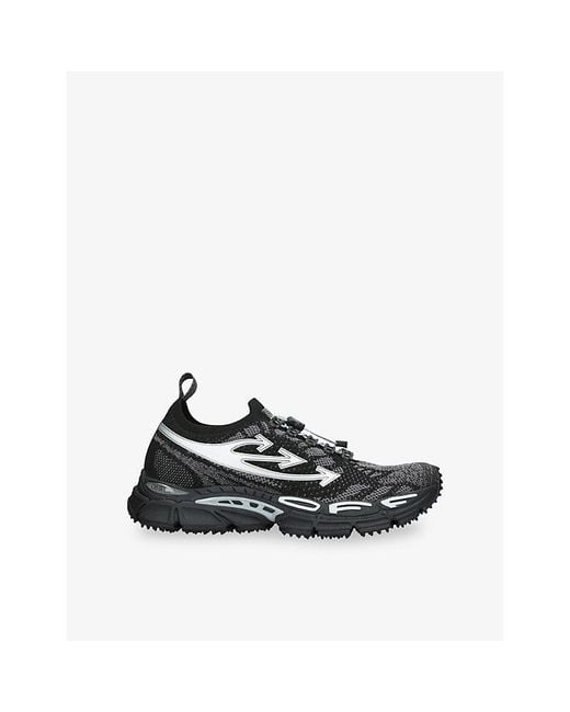 Off-White c/o Virgil Abloh Black Be Right Back Woven Trainers for men