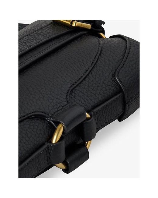 Mulberry Black Lennox Buckle-Embellished Shoulder Bag