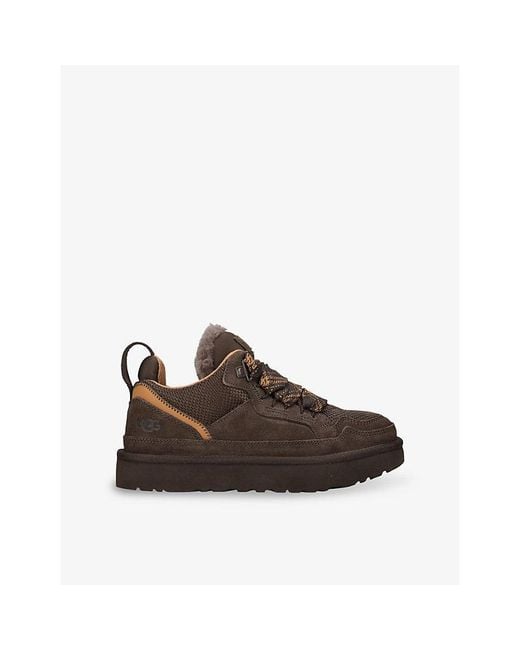 Ugg Brown Lowmel Suede Trainers
