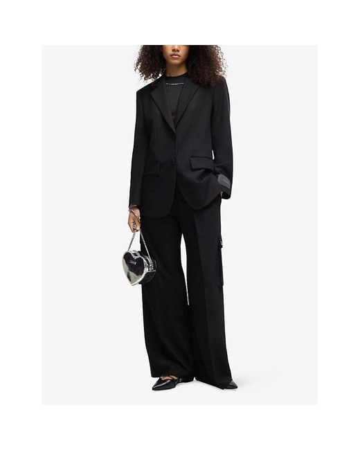 HUGO Black Round-Neck Ribbed Stretch-Jersey Vest