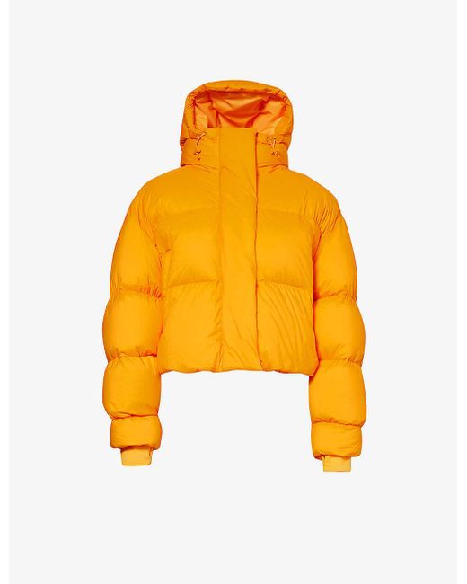 CORDOVA Yellow Aomori Brand-appliqué Shell-down Jacket