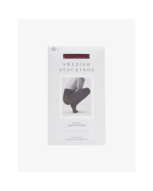 Swedish Stockings White Olivia Premium 60 Denier Tights