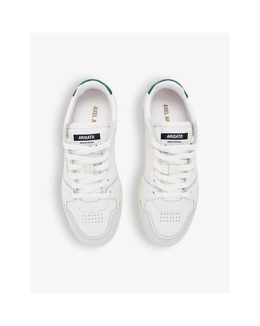Axel Arigato White Dice Lo Leather And Suede Low-top Trainers
