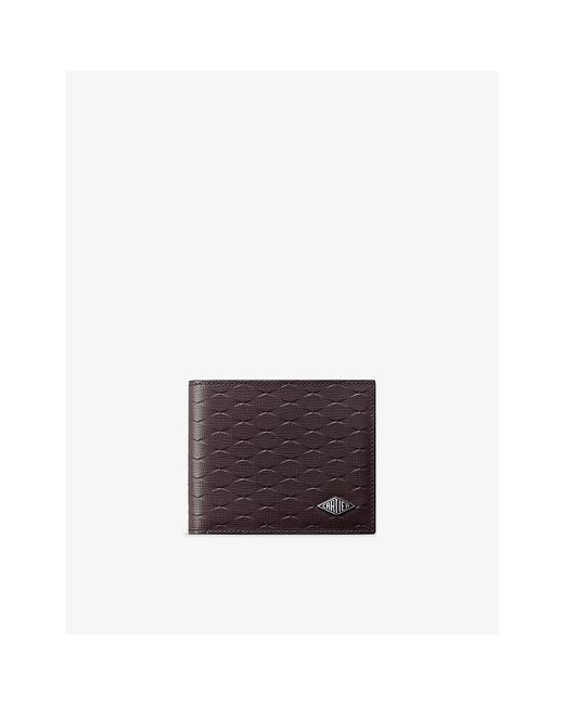 Cartier Purple Losange Leather Wallet