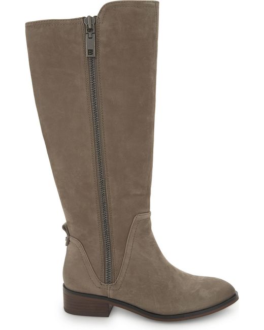 ALDO Gray Mihaela Leather Knee-high Boots