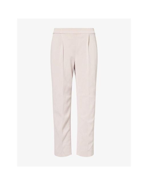 CFCL Natural Soft Milan Tuck Tapered Knitted Trousers