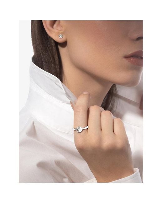 Messika White Joy 18Ct- And 0.15Ct Diamond Earrings