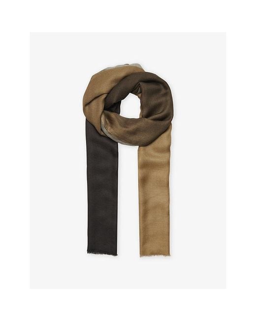 eem Green Ombre Print Scarf