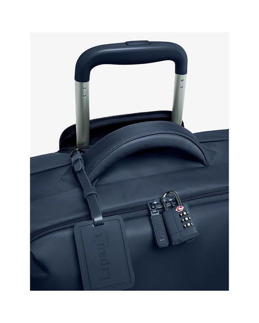 Lipault Blue Vy Plume Very Long Nylon Suitcase