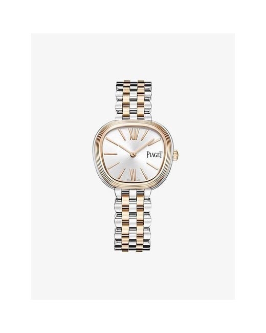 Piaget Metallic Sixtie 18Ct Rose- And Stainless-Steel Quartz Watch 29Mm