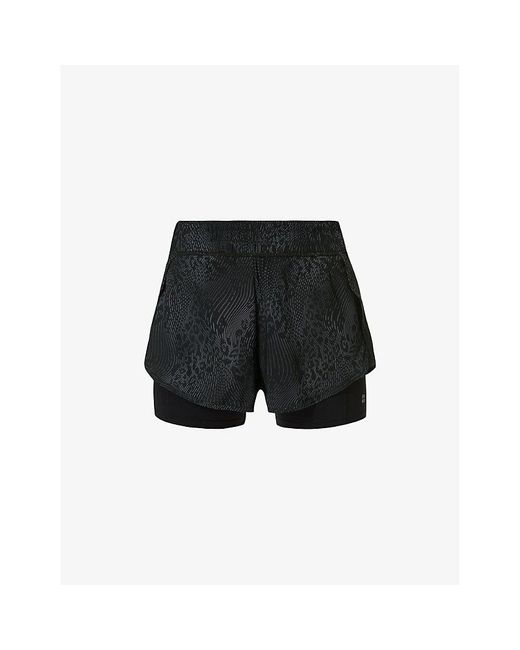 Sweaty Betty Black Get Set 2-In-1 Multi-Train Stretch-Woven Shorts