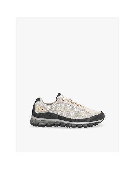 Asics White Gel-Quantum 360 Mesh And Suede Trainers for men