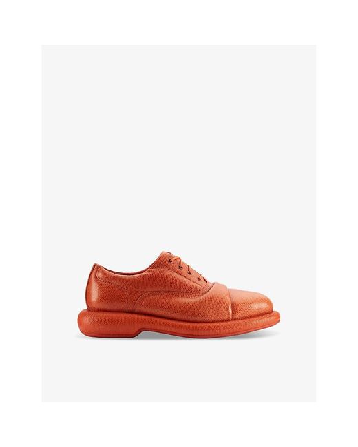 Clarks X Martine Rose Red Martine Rose X Clarks Oxford 1 Padded Leather Oxford Brogues