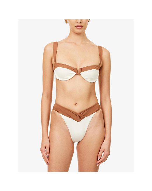 Cheap Monday White Marseille Bikini Bottoms