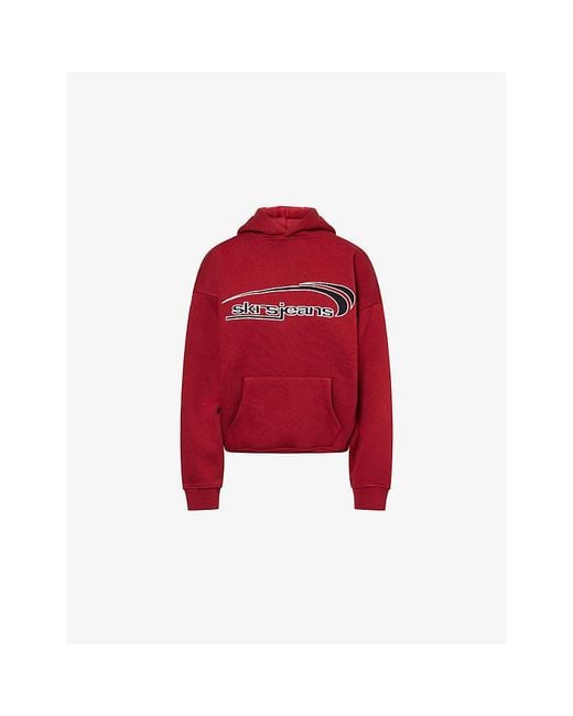 Sisters & Seekers Staten Logo-Embroidered Cotton-Jersey Hoody
