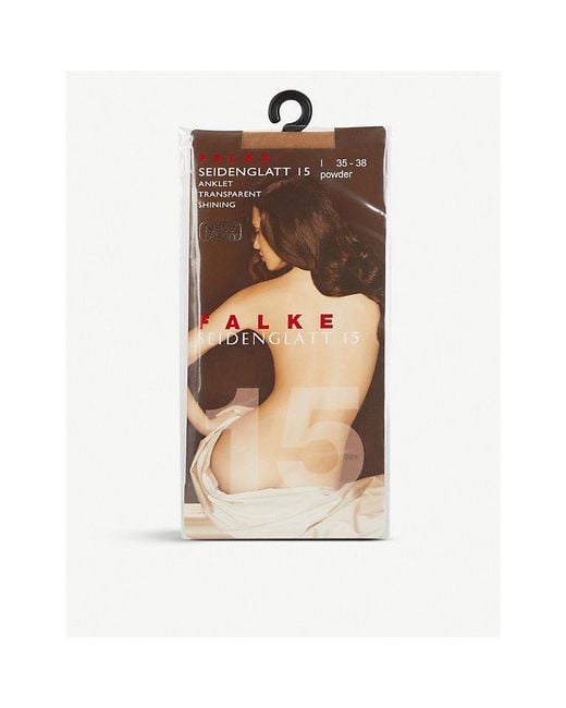 Falke White Transparent Ankle Socks