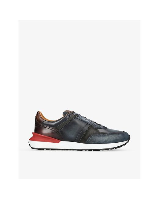 Magnanni Xl Grafton Leather And Suede Low-top Trainers for Men | Lyst