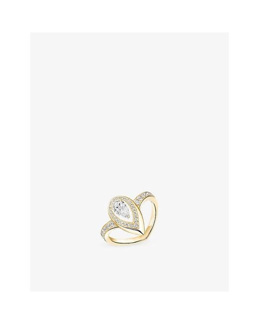 Messika Metallic Fiery 0.30Ct 18Ct And 0.63Ct Diamond Ring