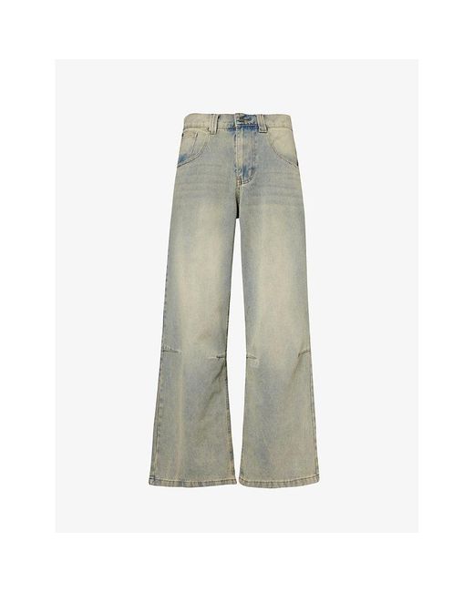Jaded London Colossus Brand-Appliquéd Relaxed-Fit Jeans in Jaded London Colossus Brand-Appliquéd Relaxed-Fit Jeans in