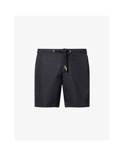 Orlebar Brown Blue Bulldog Drawcord Swim Shorts for men