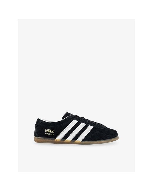 Adidas Black Gazelle Lo Pro Suede Trainers