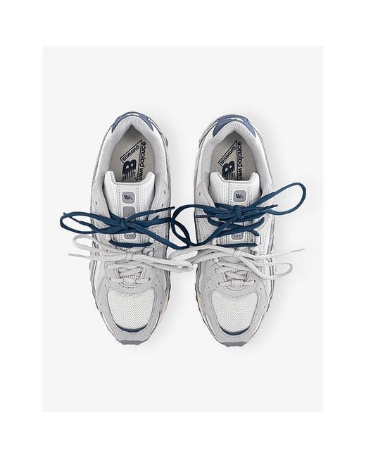 New Balance White 204L Suede And Mesh Trainers