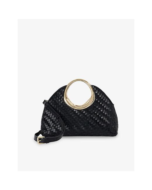 Dune Black Dawnings Leather Grab Bag