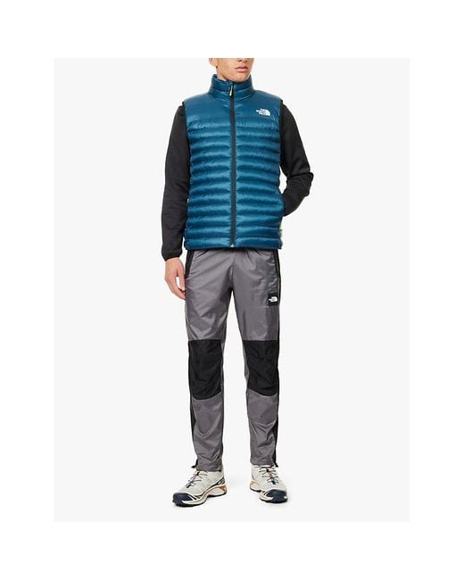 The North Face Blue Terra Peak Quilted Ripstop Gilet for men