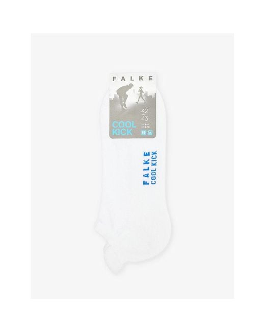 Falke White Cool Kick Woven Knitted Socks for men
