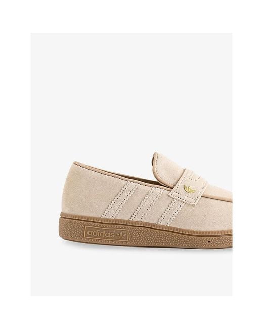 Adidas Natural Handball Spezial Suede Loafers for men
