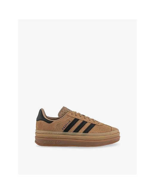 adidas Gazelle Bold Suede Trainers in Brown | Lyst adidas Gazelle Bold Suede Trainers in Brown | Lyst