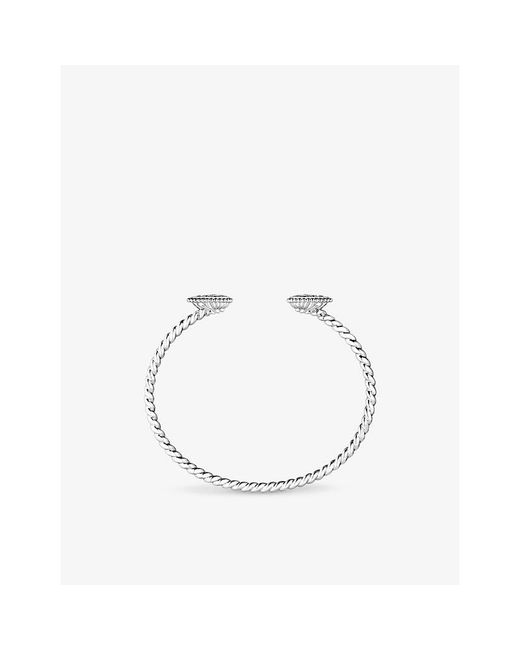 Boucheron White Serpent Bohème Diamants Small 18Ct- And 0.65Ct Round Diamond Bangle