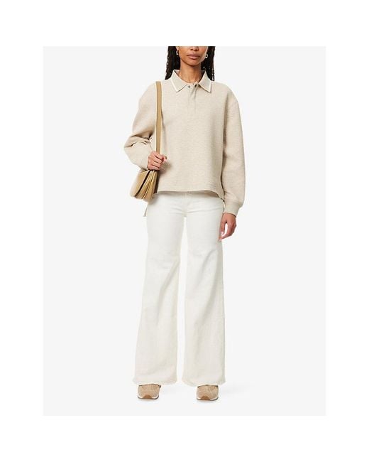 Mother White The Twister Skimp Denim Jeans