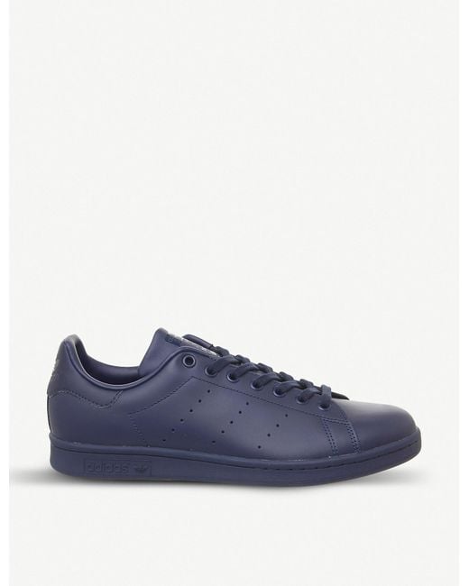 adidas Stan Smith Navy Leather Mono - 6.5 Uk in Blue for Men | Lyst