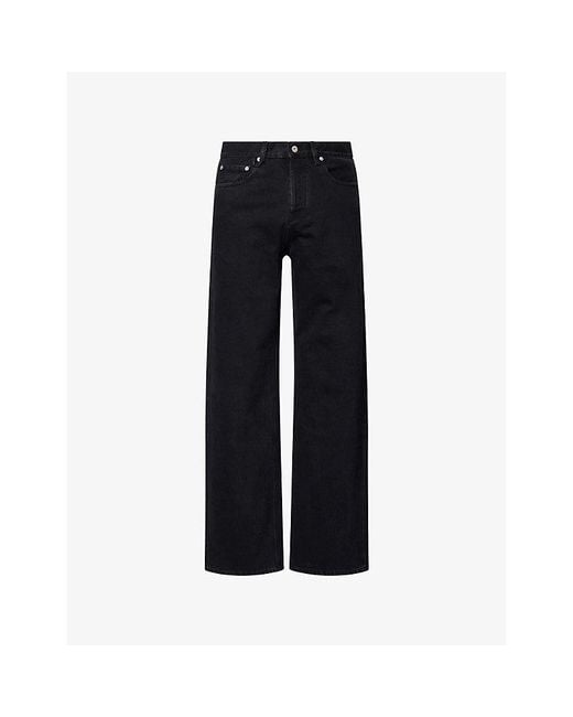 Jacquemus Black Le De-Nimes Straight-Leg Denim Jeans for men