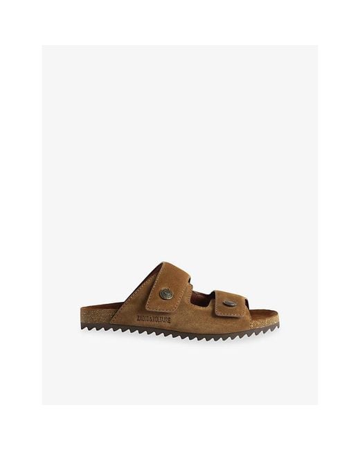 Zadig & Voltaire Brown Sante Fe Suede Sandals
