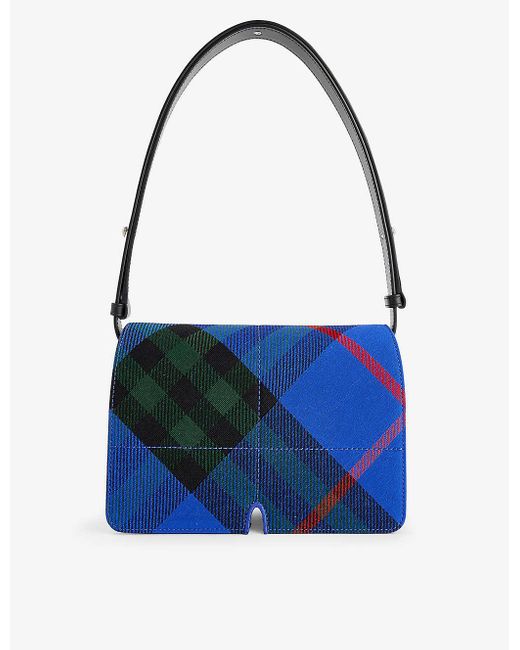 Burberry Blue Snip Leather Cross-body Bag