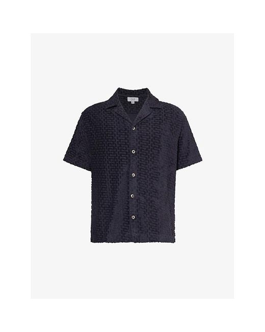 CHE Blue Burle Organic-cotton And Recycled Polyester-blend Shirt Xx for men