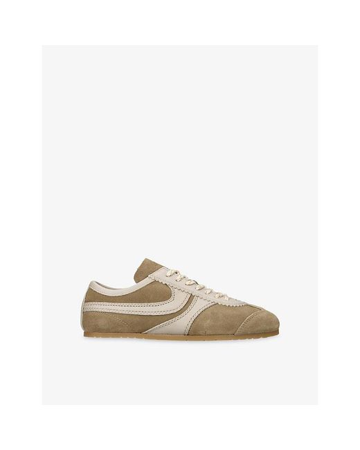 Dries Van Noten Natural Dustin Leather Trainers