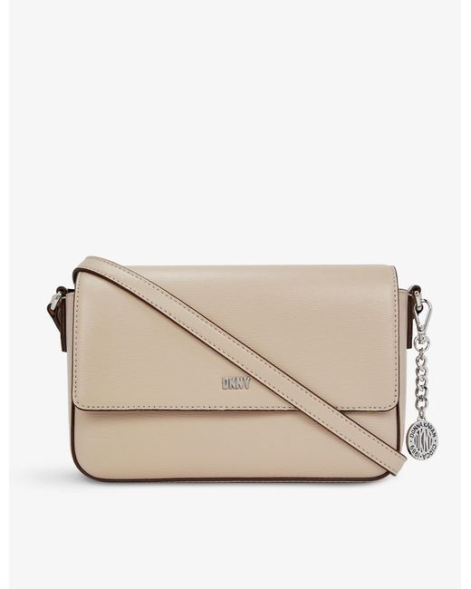 DKNY Natural Bryant Leather Cross-body Bag