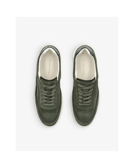 Filling Pieces Green Mondo Suede Low-top Trainers for men