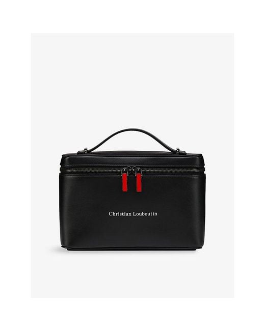Christian Louboutin Black Tactical Leather Crossbody Bag for men