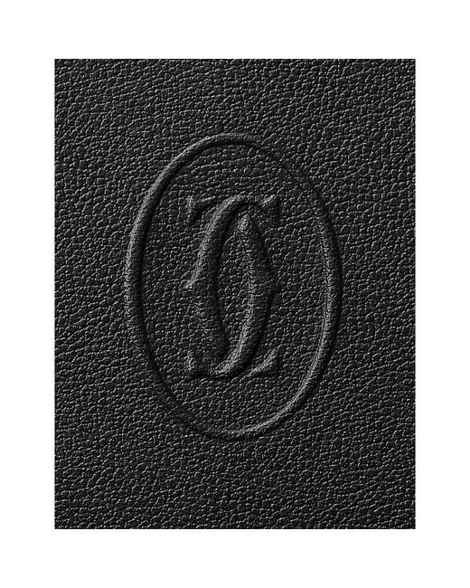 Cartier Black Must De Leather Wallet