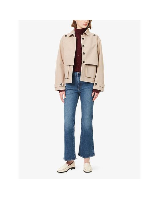 FRAME Blue The Pixie Arrow Bootcut Denim Jeans