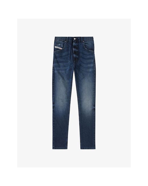 DIESEL Blue 2032 D-Krooley Joggjeans 09N63 Jogging Bottom Jeans for men